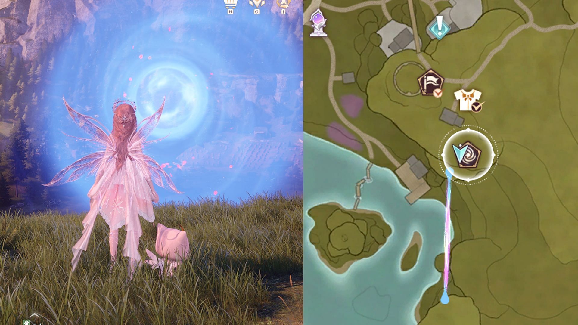 Location of the Windsong Tunnel in Stoneville (Image via Sportskeeda Gaming/Infold Games)